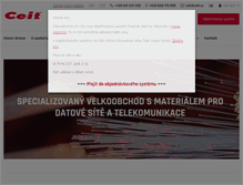 Tablet Screenshot of ceit.cz